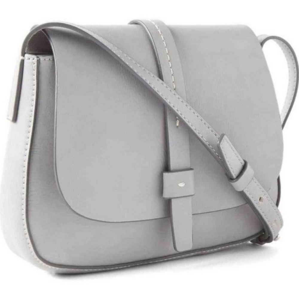 NWT GAP Crossbody Saddle Bag in Grey - Picture 1 of 13